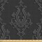 Ambesonne Dark Grey Fabric by The Yard Antique Damask Pattern in 3D Style Classic Retro Floral Design Decorative Fabric for Quilts Headboard Upholstery Fabric Storage Baskets 10 Yards Grey Charcoal